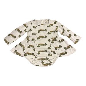 Kate Quinn Caterpillar Organic Cotton Long Sleeve Ballerina Bubble